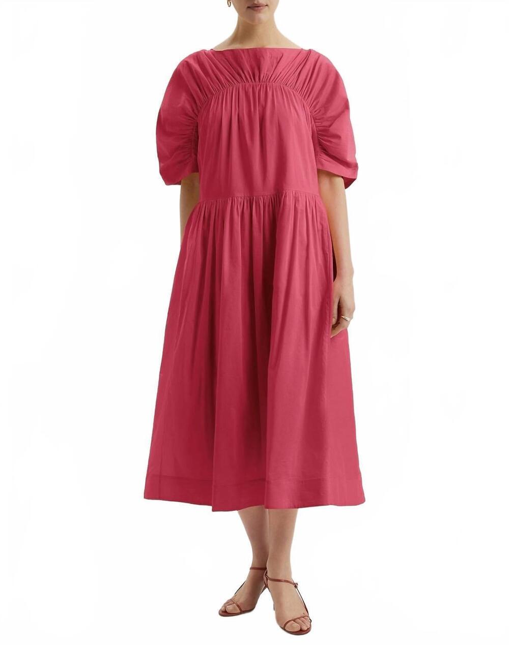 NEW MERLETTE kashmir midi dress in pink